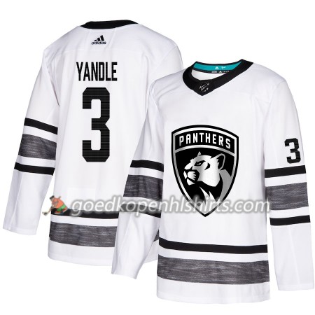 Florida Panthers Keith Yandle 3 2019 All-Star Adidas Wit Authentic Shirt - Mannen